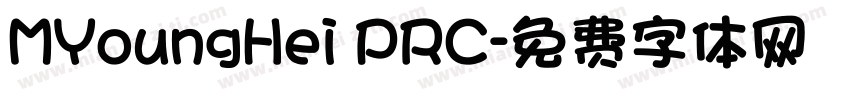 MYoungHei PRC字体转换